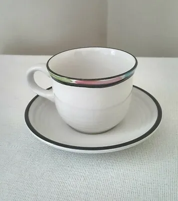 Buy International China Tableworks TRATTORIA - White/Multi Coffee/Tea Cup Saucer Set • 5.84£