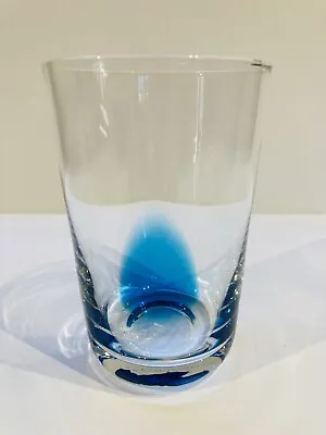 Buy Beautiful Royal Doulton 1815 Blue Accent Water Glass. Excellent Condition • 18.25£
