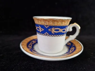 Buy Vintage Bavarian Garden Miniature Porcelain Tea Cup & Saucer • 4£