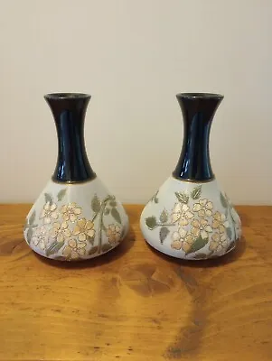 Buy A Pair Of Lovatts Of Langley Vases - Blossom Ware - 1920's • 30£