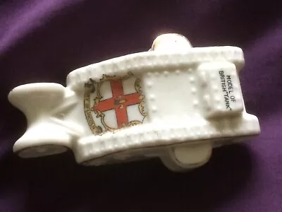 Buy Nice Old WW1 Era Crested China Tank London Crest In Good Shape • 24.99£