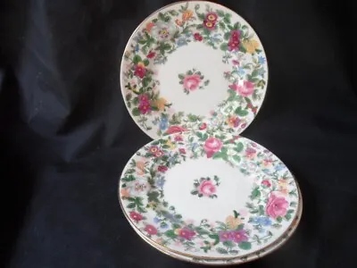 Buy Vintage Crown Staffordshire Thousand Flowers Fine Bone China - Tea Plate CHOOSE • 5£