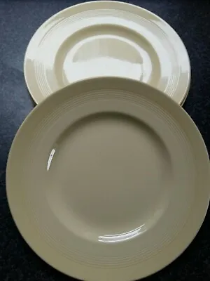 Buy Woods Ware Jasmine Dinner Plates X 3 (Perfect) 25cm • 14.99£