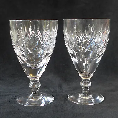 Buy TWO ROYAL DOULTON GEORGIAN PATTERN PORT Or WINE GLASSES IN V'GOOD USED CONDITION • 20£