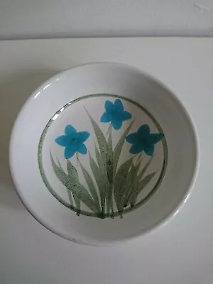 Buy Vintage Poole Pottery Rare Handpainted Flower Design Pin Dish Dolphin Backstamp • 9.99£