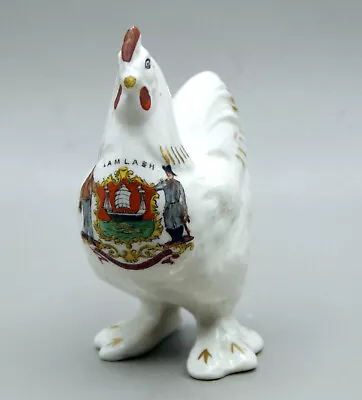 Buy ARCADIAN Crested China  LAMLASH  Rooster Bird Figurine • 4.99£