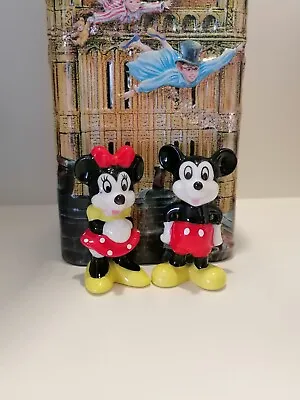 Buy 💞 Vintage Disney Bone China Mickey & Minnie Mouse Figurines 💞 • 12.99£