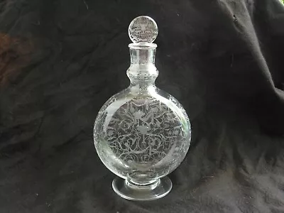 Buy BACCARAT,MICHELANGELO,ANTIQUE FRENCH ETCHED CRYSTAL CARAF, SIGNED,EARLY 20th. • 229.28£