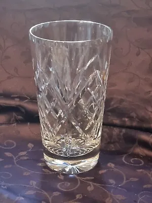 Buy Crystal Cut Glass Vase In Vgc • 5£