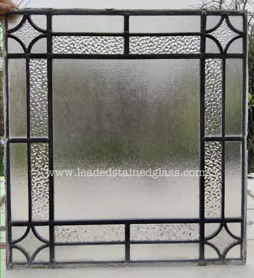Buy Clear Leaded Stained Glass Stippolyte Window Panel. A1466p. DELIVERY OPTION! • 78£