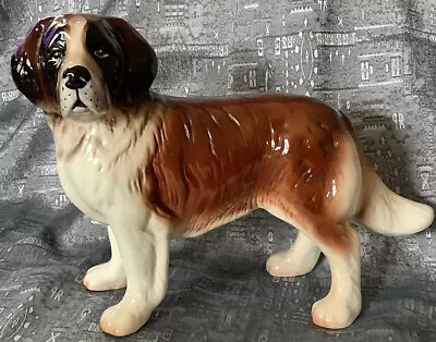 Buy Large Melba Ware St Bernard Dog Figurine - Made In England • 16.65£