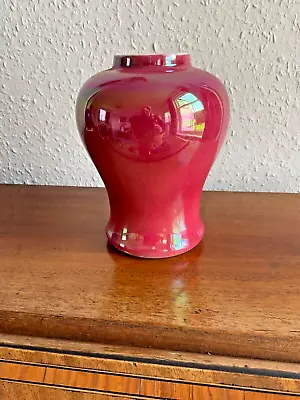 Buy Fieldings Devonware Pink Lustre Vase C1920s VG Condition Stands 17cm Tall • 7.99£
