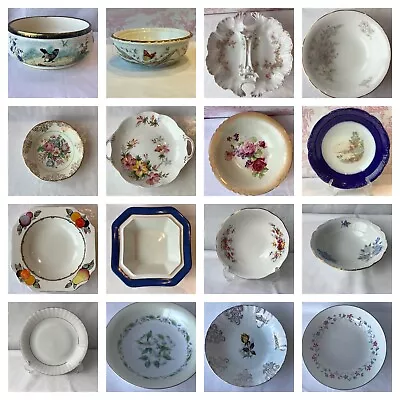 Buy Vintage China Bowls - All Sizes  Modern & Antique Changing Stock  99p - £24.99 • 18.95£