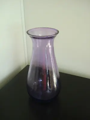 Buy Large 10  Tall Purple Amethyst Crackled Glass VASE • 6.64£