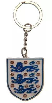 Buy England FA Crest Keyring Official Merchandise Three Lions Football Gift Idea • 5.45£