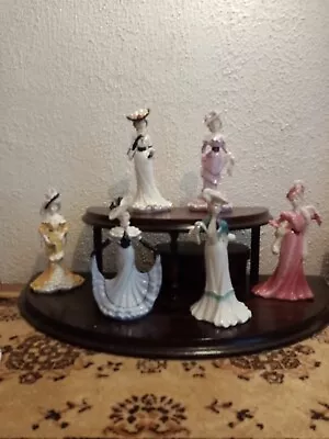 Buy A Collection Of Six Coalport Figurines From 1992, From The 'My Fair Ladies'... • 35£