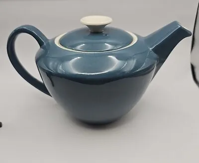 Buy Vintage POOLE Pottery Blue Moon Cameo Design 2 Pint Tea Pot Streamline  • 60£