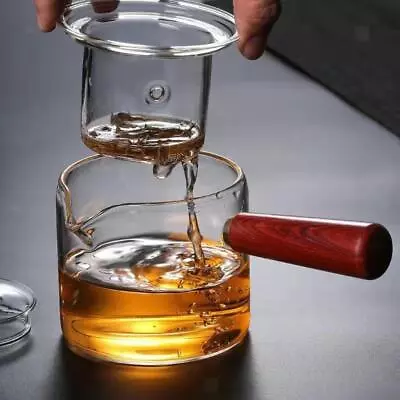 Buy Transparent Glass Teapot Kettle With Loose Leaf Tea Strainer For Tea • 15.41£
