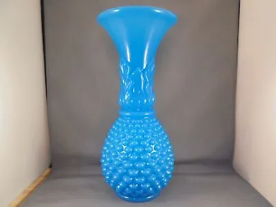 Buy Baccarat France Blue Opaline Glass Large Pineapple Vase 11 5/8  Excellent • 237.08£