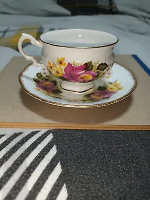 Buy Vintage Fine English  Bone China  Mothers Day  Teacup And Saucer.. • 8.99£