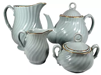 Buy Teapot Set Sugar Bowl Milk Jug & Water Jug Harmony Fine China • 19£