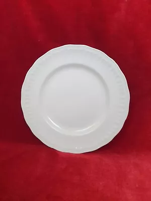 Buy Vintage Swinnertons White Luxor Vellum Plate - Crimped Edge Detailing • 5.25£