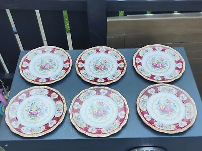 Buy Six Royal Albert   Lady Hamilton    8  Luncheon Plates • 0.99£