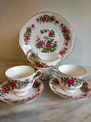 Buy Queen Anne Teaset For Two Chinese Tree Pattern Mint Condition • 15£