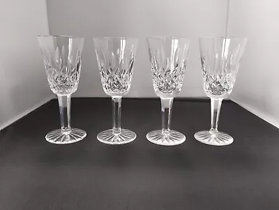 Buy Set Of 4 Waterford Crystal Lismore Sherry Glasses, Cut Glass, Signed, VGC • 29.99£
