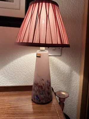 Buy Strathearn Pink & Mottled Unusual Conical Lamp With Label • 45£