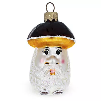 Buy Charming Mushroom Grandpa Glass Christmas Ornament • 7.13£