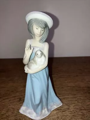Buy Lladro Daisa 1989 Hand Made Figurine 5645 Girl & Puppy • 10£
