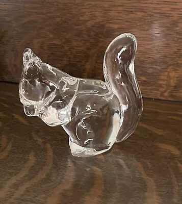 Buy Clear Glass Squirrel Paperweight • 24£