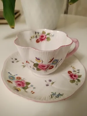 Buy Antique Shelley Bone China Cup And Saucer Floral Pattern Reg No 272101 • 15£