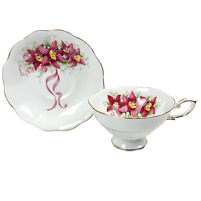 Buy Vtg Bridesmaid Royal Standard Tea Cup Saucer Set Floral Fine Bone China England • 13.23£