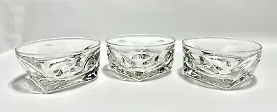 Buy Vintage Colony Vanity Clear Small Fruit Dessert Bowls MCM Set Of 3 • 18.89£