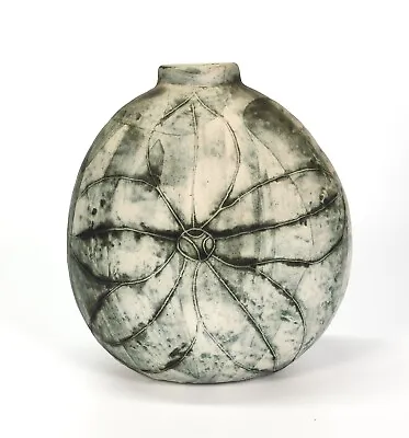 Buy Vintage Carn Studio Pottery Moon Vase By John Beusmans Studio Art Cornwall N45 • 22£