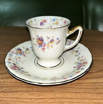 Buy Thomas China (now ROSENTHAL) Ivory La Salle Demitasse Cup And Saucer • 14.45£