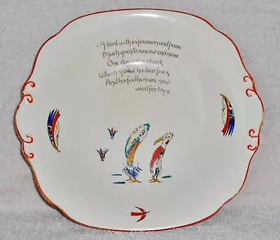 Buy Antique Arcadian A&S (Arkinstall & Son) Comical Rhyme China Plate • 18£