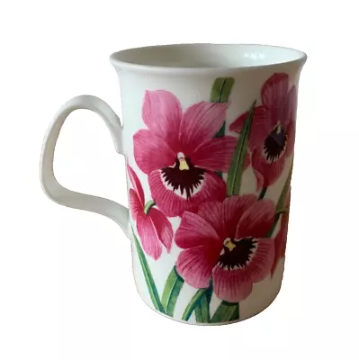 Buy Roy Kirkham Fine Bone China Mug Pansy Orchid Tea Coffee • 8.99£
