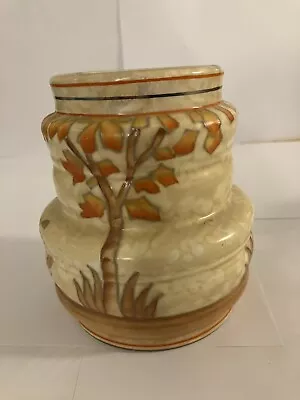 Buy Charlotte Rhead Signed Crown Ducal Spanish Tree Pattern Vase 15cm Tall  • 20£