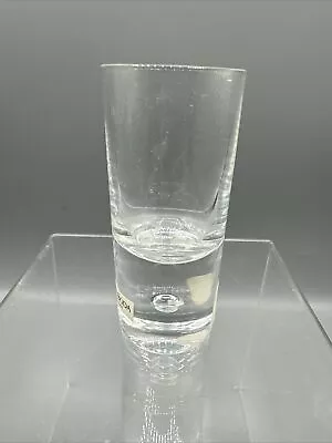Buy Kosta Boda Pippi Clear Bubble Shot Glass Heavy Base 3.25  Original Sticker • 22.17£