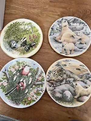 Buy Royal Worcester And Fenton China Animal Bird Plates Vguc • 4£