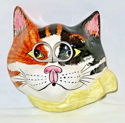 Buy Babbacombe Pottery  String Dispenser  Cat  Calico Cat With Yellow Bow • 29.50£