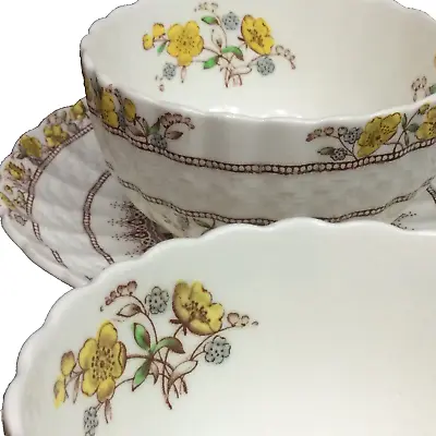 Buy Copeland Spode England BUTTERCUP Set Of Two 2 Cups & Saucers Porcelain Vintage • 38.35£