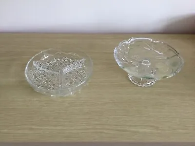 Buy Beautiful Retro Cut Glass Cake Stand And Serving Dish Perfect Condition • 7.99£