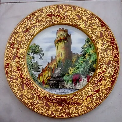 Buy Rare Warwick Castle Etched Royal Viterous John Maddock And Sons Plate 27cm • 28£