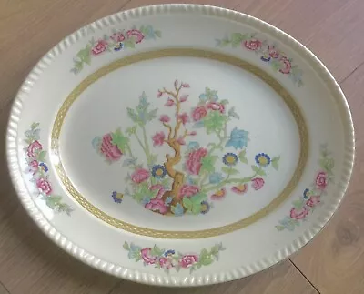 Buy Pretty Vintage 12” Floral Swinnertons “Harvest” Serving Platter Good Condition. • 4.25£