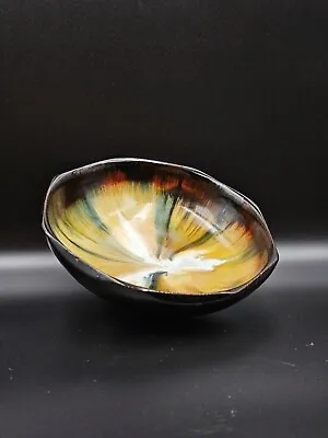 Buy Rossa Studio Pottery Ireland Stunning Glazed Octagonal Bowl Vintage • 19.90£