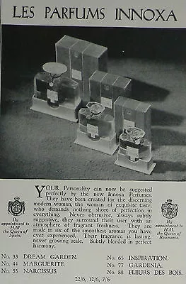 Buy Innoxa Parfum & Sabino Glass 1930 Advertisement Ad 8304 • 10£